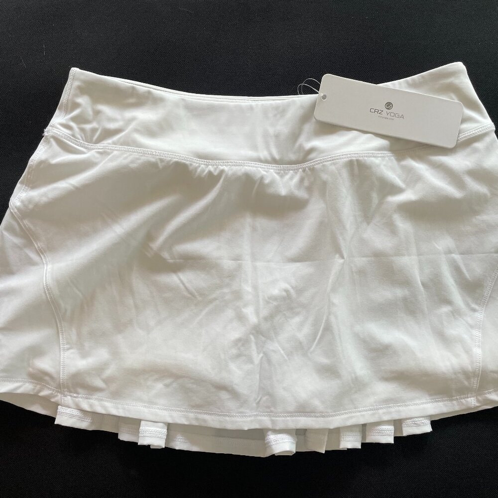 CRZ Yoga Women's White Sports Skirt